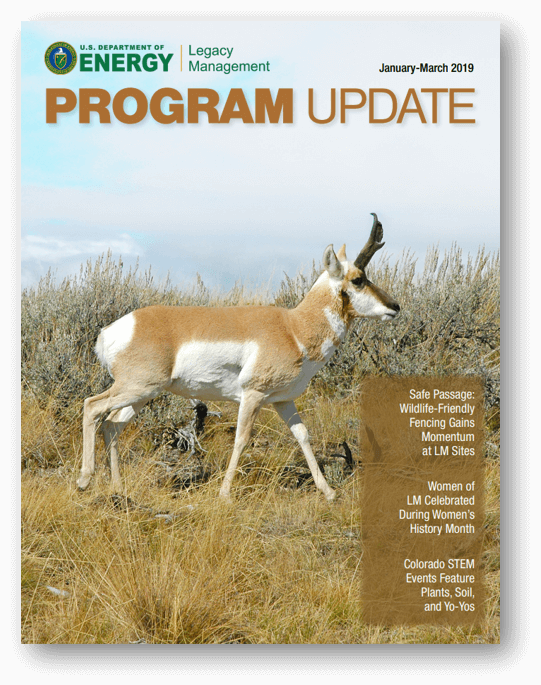 US Department of Energy Program Update front cover